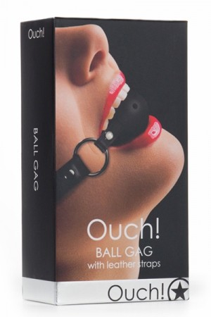 Gag Ball noir - Ouch!