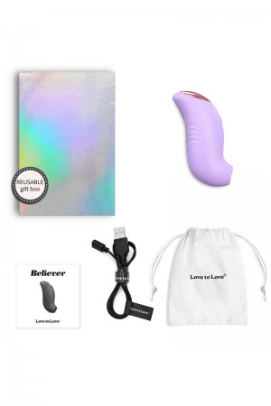 Stimulateur clitoridien Believer mauve - Love to Love