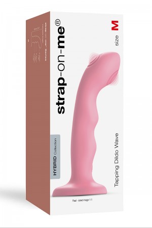 Vibro Tapping dildo wave rose - Strap on Me