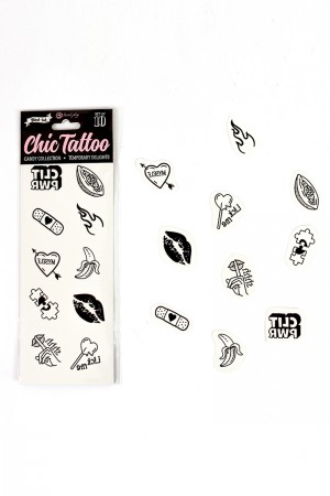 10 tatouages temporaires Candy Collection - Secret Play